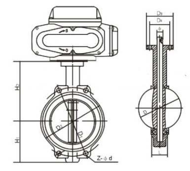 cấu tạo của van bướm tín hiệu