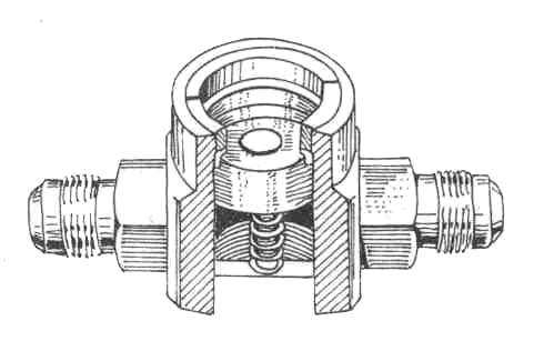 Cấu tạo của van một chiều lò xo ITAP 304 ROMA 2